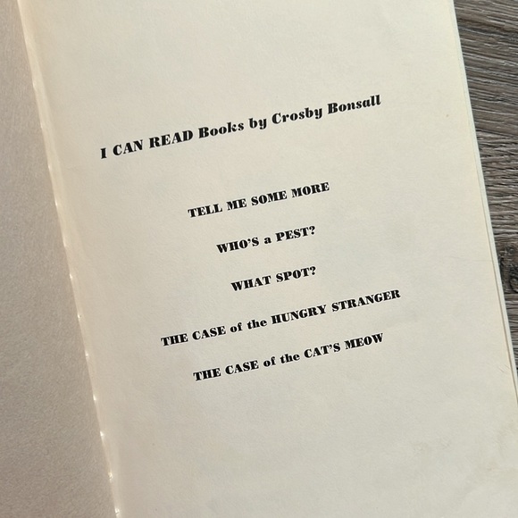 VINTAGE 1960’s children’s book, the case of the CAT’S MEOW. By Crosby Bonsall. - Picture 6 of 11